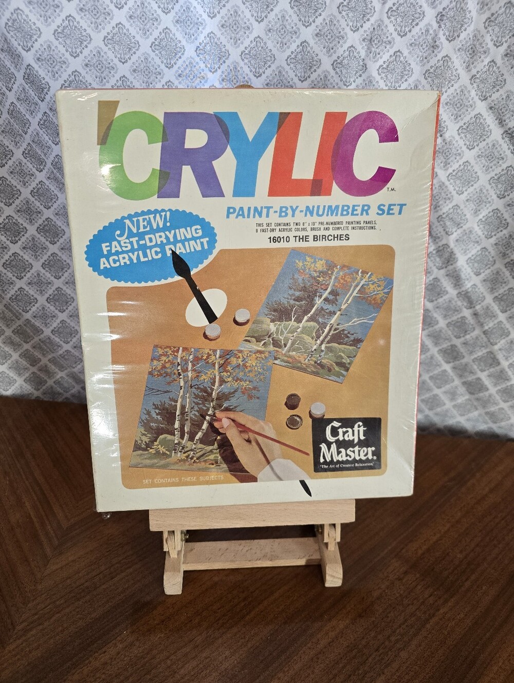 Craft Master CRYLIC Paint-By-Number Set - Multicolor 16010 The Birches